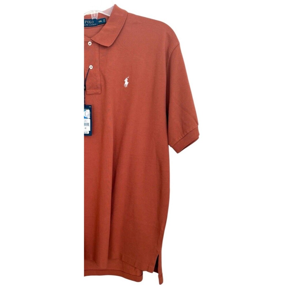 Polo Ralph Lauren Burnt Orange Texas Longhorn Polo Shirt Men’s Size XXL NWT - Picture 4 of 8